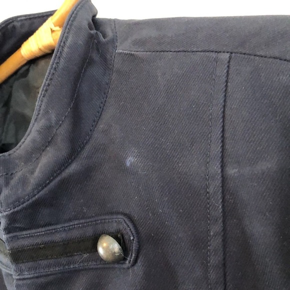 H&M Men’s Military Style Navy Coat Size 40R - Picture 6 of 9